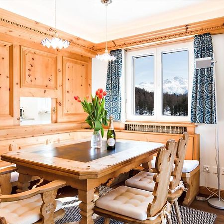 Spacious Apartment With Fantastic Alpine Panorama St. Moritz Ngoại thất bức ảnh