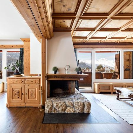 Spacious Apartment With Fantastic Alpine Panorama St. Moritz Ngoại thất bức ảnh