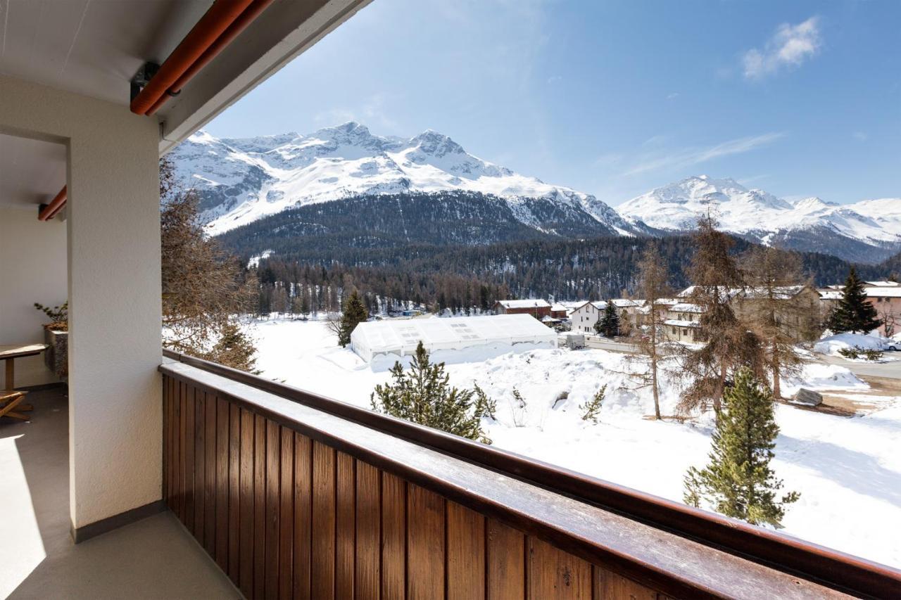 Spacious Apartment With Fantastic Alpine Panorama St. Moritz Ngoại thất bức ảnh