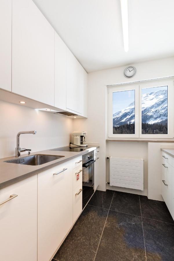 Spacious Apartment With Fantastic Alpine Panorama St. Moritz Ngoại thất bức ảnh