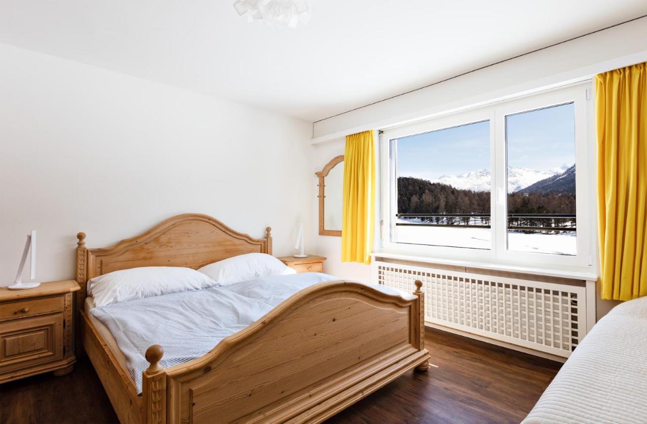 Spacious Apartment With Fantastic Alpine Panorama St. Moritz Ngoại thất bức ảnh
