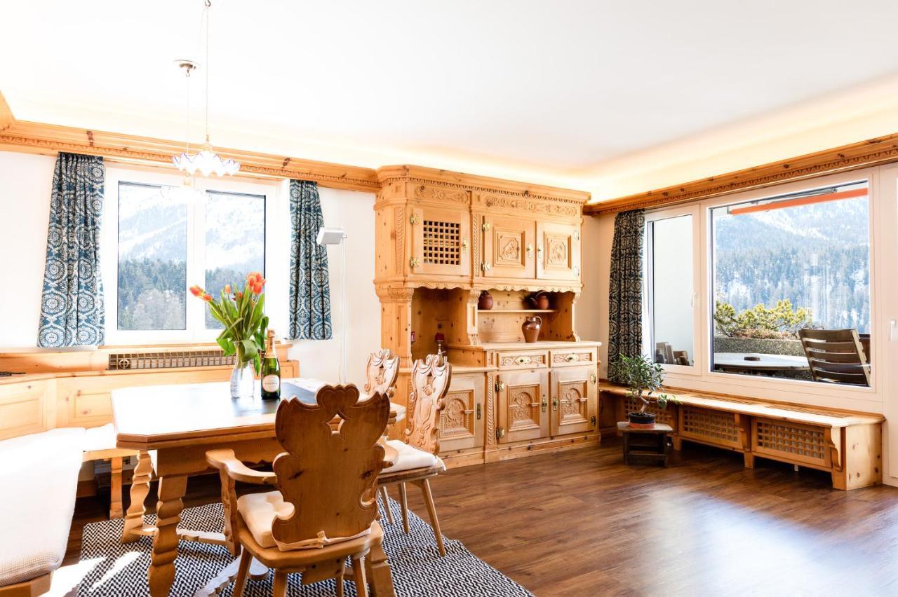 Spacious Apartment With Fantastic Alpine Panorama St. Moritz Ngoại thất bức ảnh